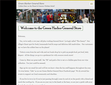 Tablet Screenshot of greenharborgeneralstore.com